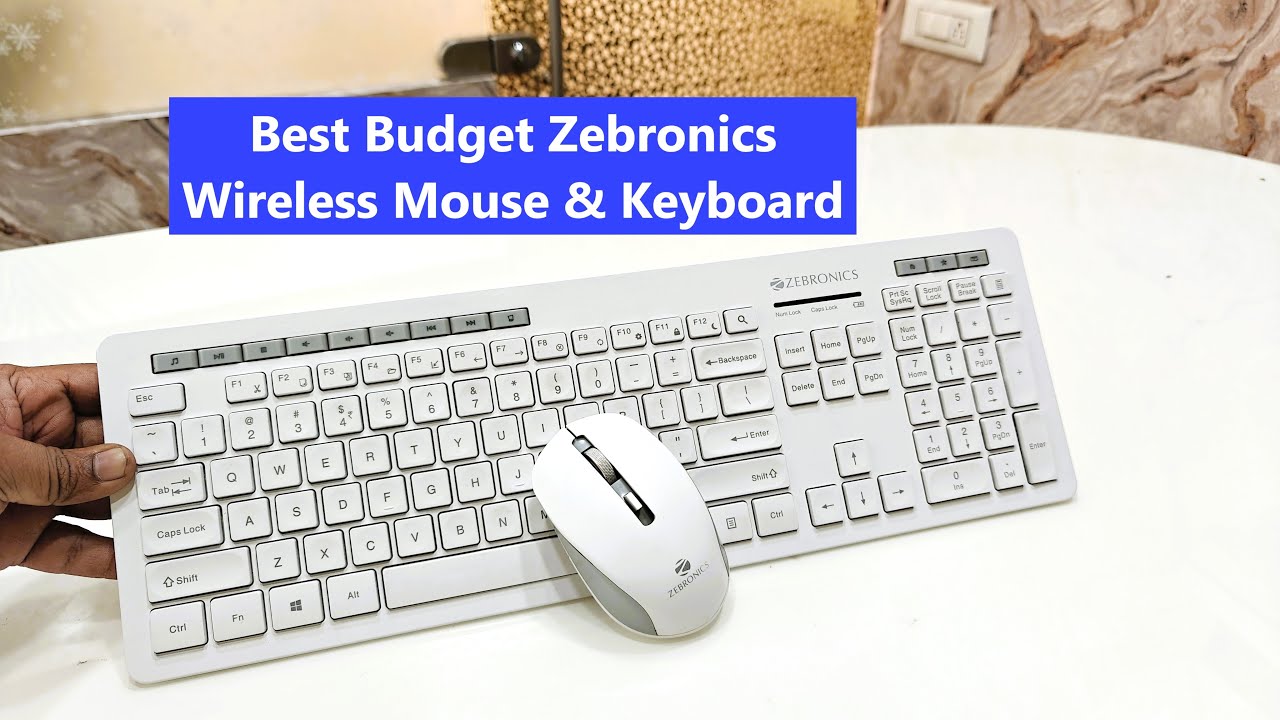 Best Budget Zebronics Wireless Mouse & Keyboard (Zeb Companion 500 Review & Testing)