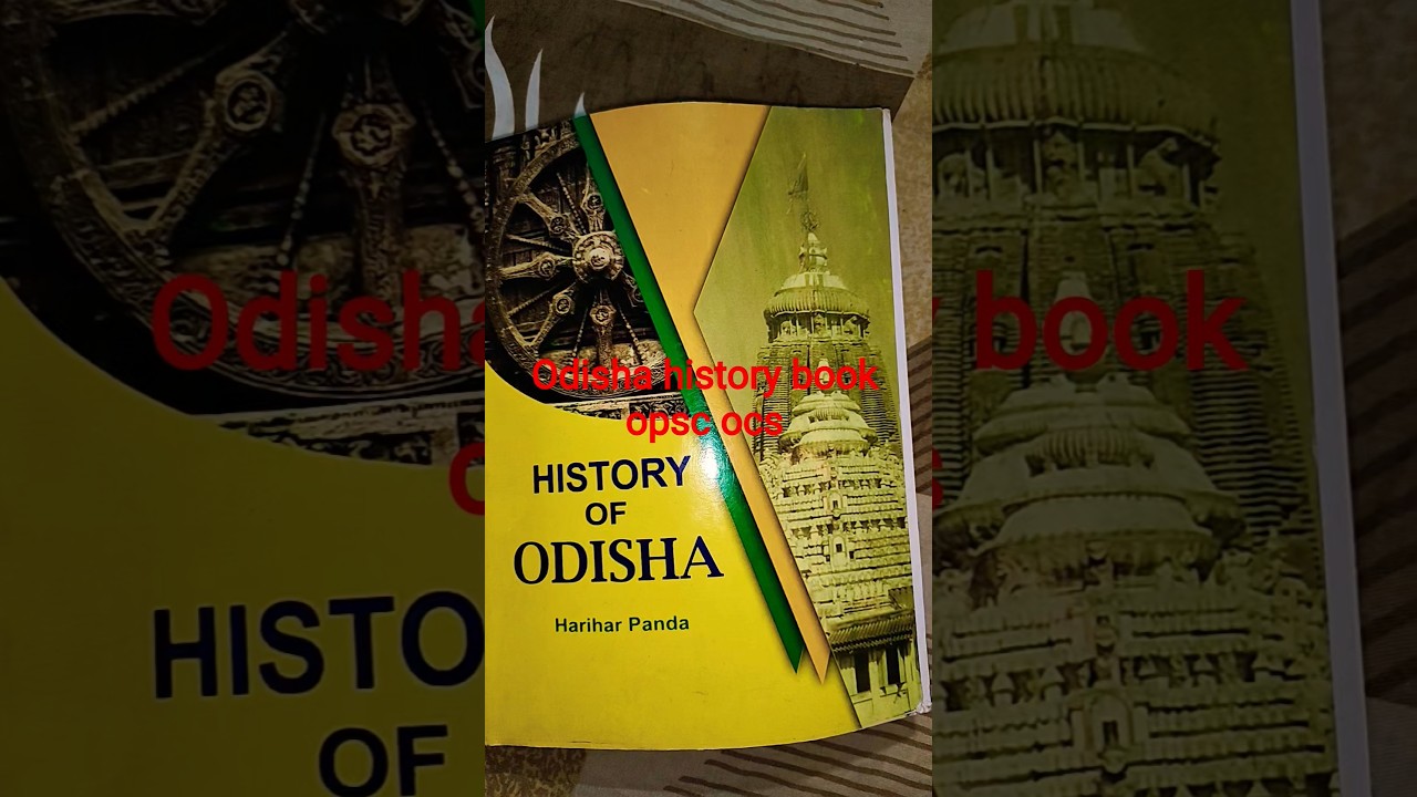 History of Odisha book OPSC OCS preparation ।। #trending #oas #opsc