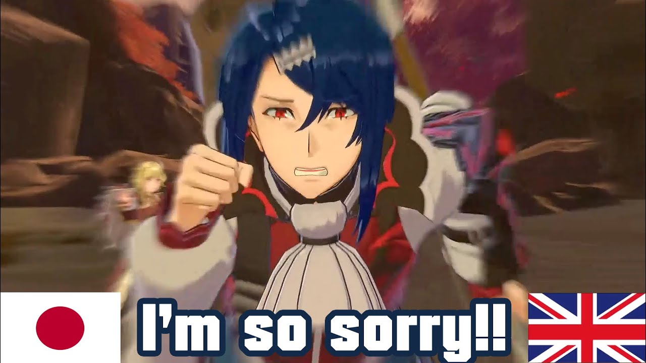 Alcryst's freak-out  in JP and ENG (Voice comparison)