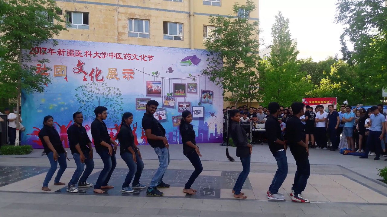 Xinjiang medical university 2014-Batch dance performance.
