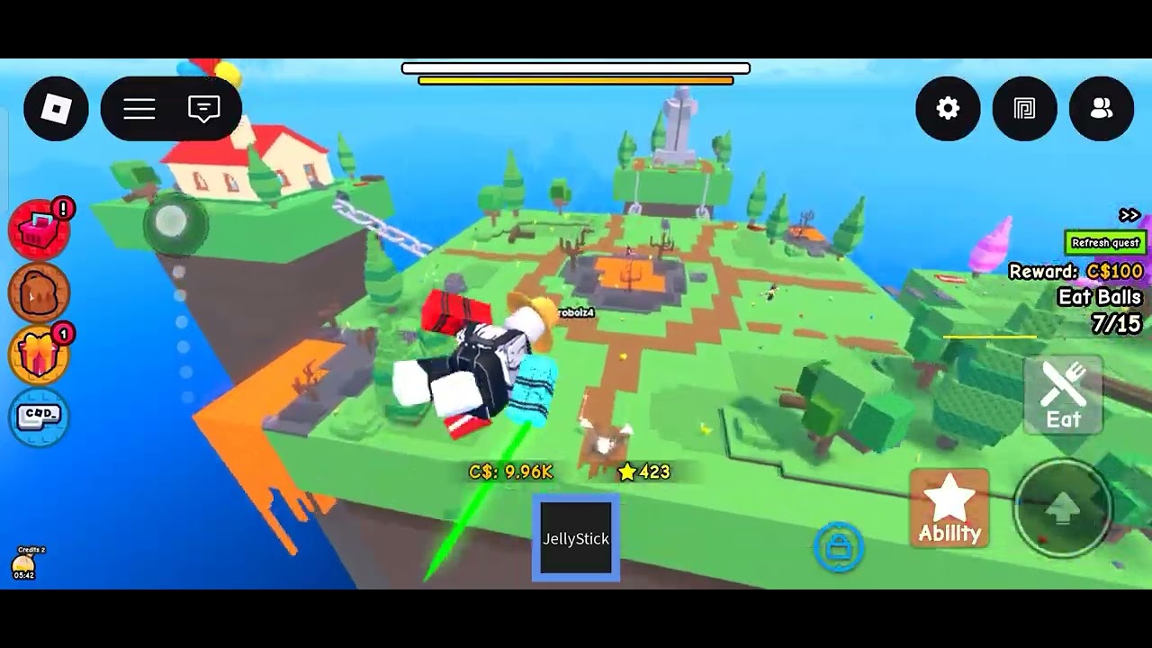 Playing stck battles gameplay(too bad at this game) also telling secrets