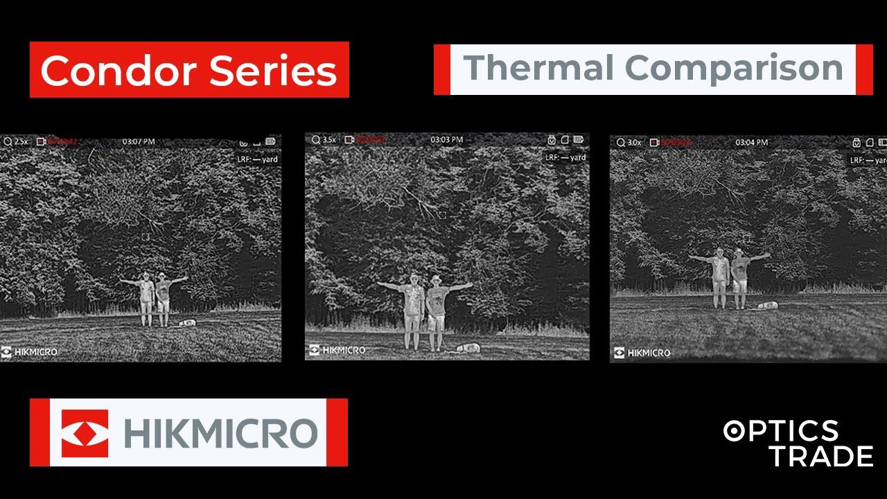 Comparison of Hikmicro Condor (CH25L, CH35L, CQ50L) Thermal Monoculars | Optics Trade In the Field