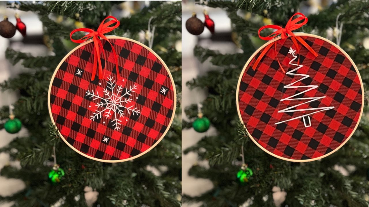 Christmas Embroidery | Christmas Special Hand Embroidery Hoop Art | Easy Christmas Decorations