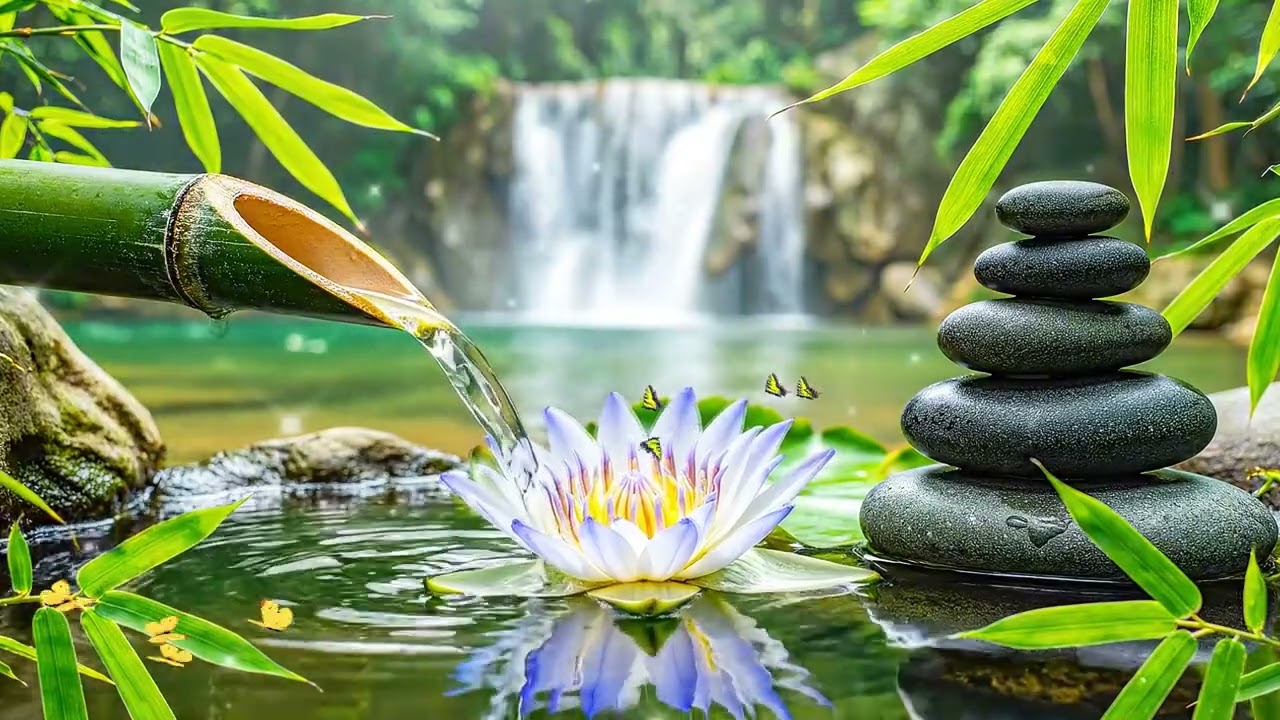 Relaxing Music to Relieve Stress, Anxiety and Depression – Calm Piano Music with Soft Water Sounds