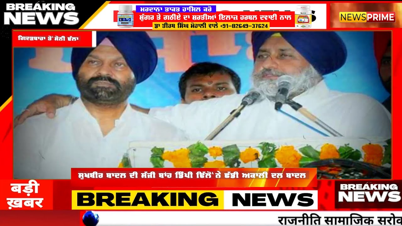 Dippy Dhillon ਨੇ ਛੱਡਿਆ ਅਕਾਲੀ ਦਲ | Dippy Dhillon | Sukhbir Badal |