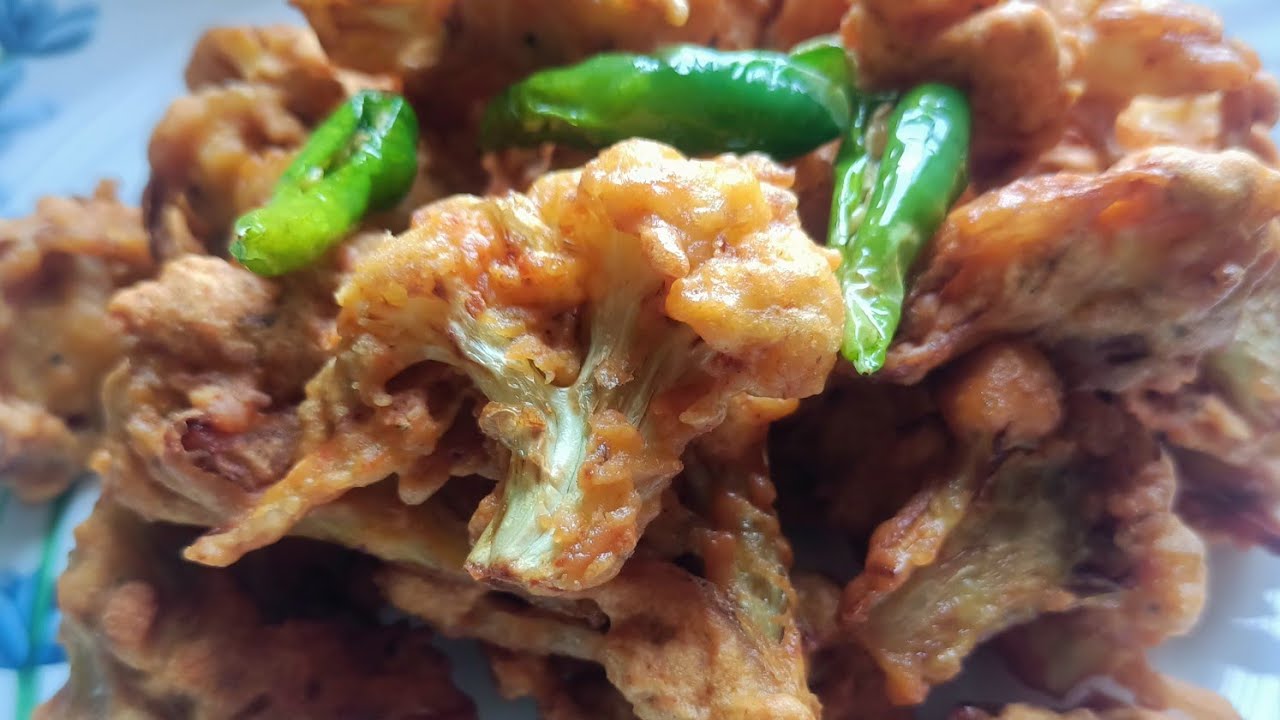स्वादिष्ट कुरकुरे गोभी के पकौड़े,gobi ke pakode tasty Kurkure gobi ke pakode 
