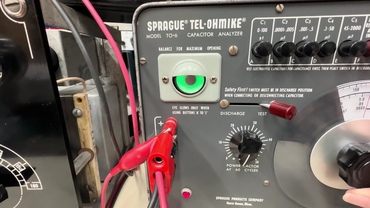 Classic Electronics Repair: Reforming a high voltage electrolytic capacitor: Video 2.