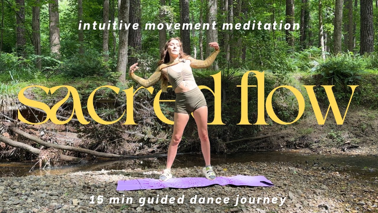 15 Min Intuitive Dance Ritual 🌀Somatic Embodiment + Dance Therapy | Sacred Flow