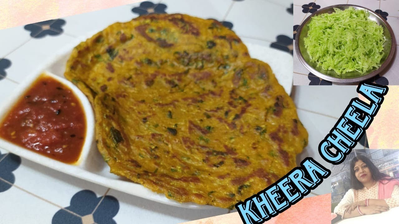 Banayein healthy and tasty kheere ka cheela || Kheera cheela recipe 😋