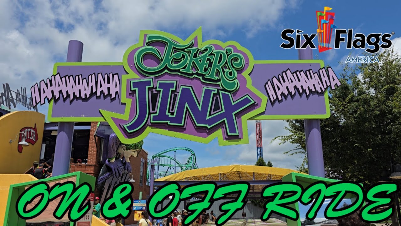 Jokers Jinx On & Off Ride, Six Flags America, July 19th, 2025
