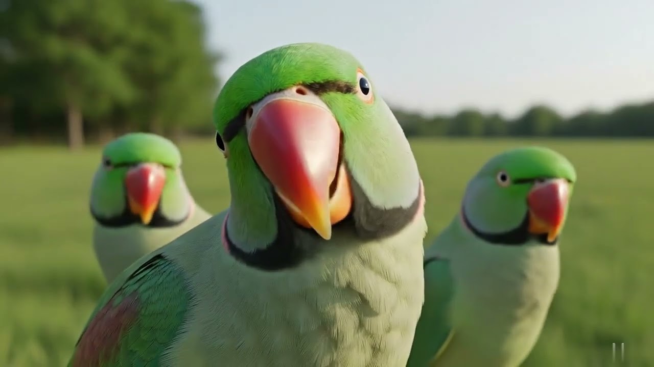 Talking Parrot Funny Voice Compilation | Real Natural Bird Sounds HD
