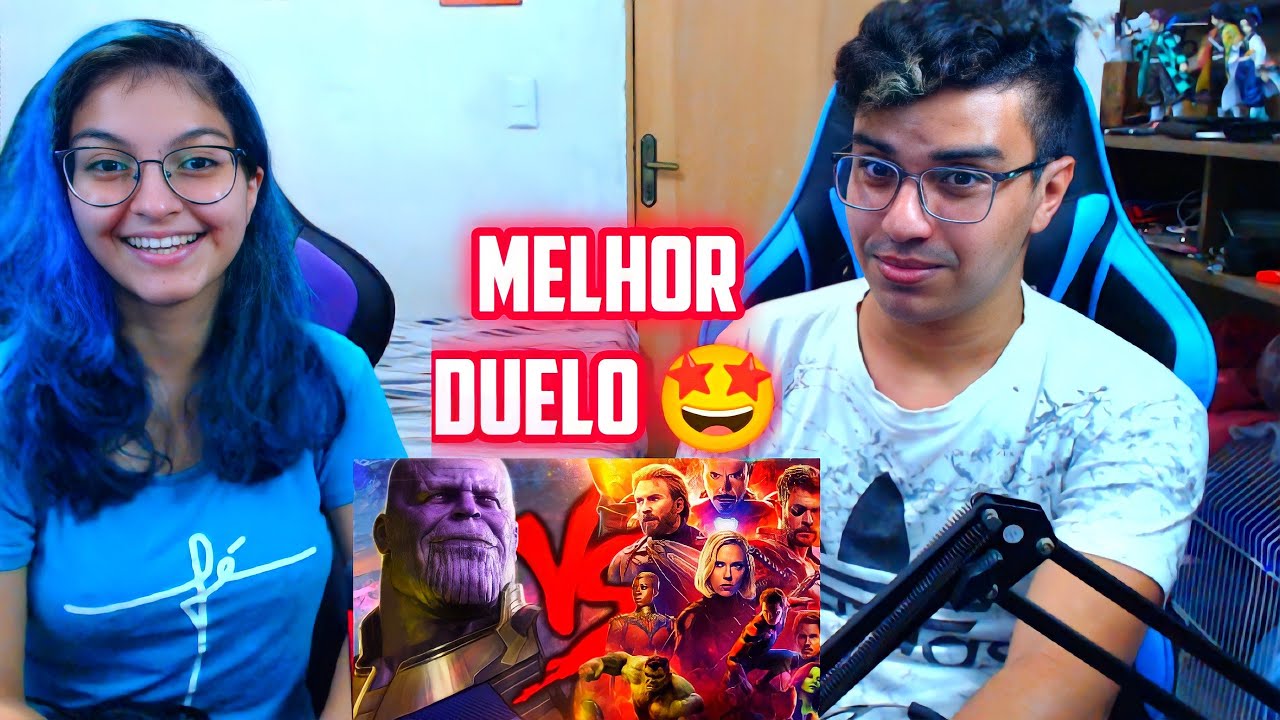 REAGIMOS AO Vingadores VS. Thanos | Duelo de Titãs (ESPECIAL VINGADORES: GUERRA INFINITA)