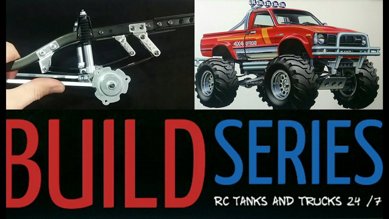 Tamiya Toyota 4X4 Pick-Up MOUNTAIN RIDER - Build Series - Suspension Dampers & Hubs! Steps 13 to 17