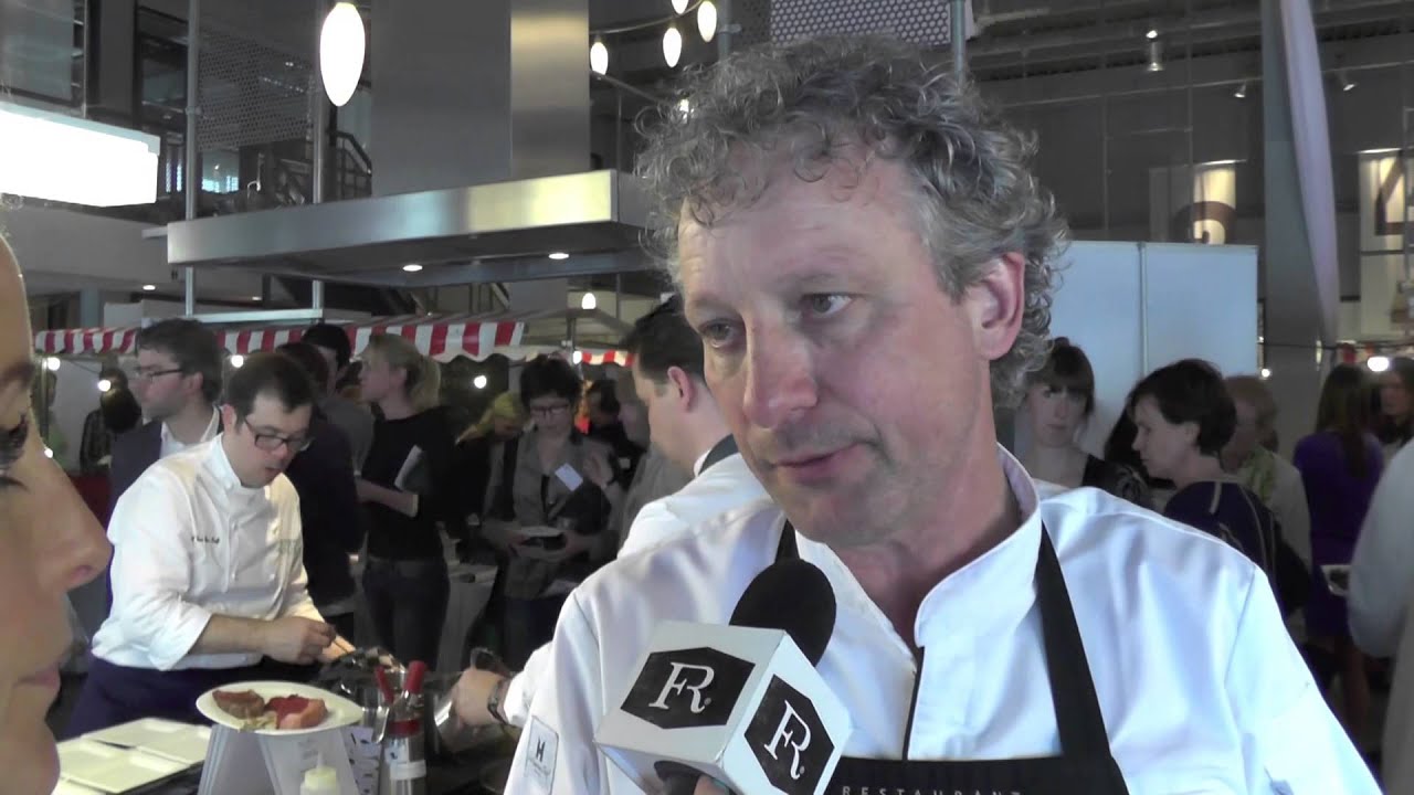 Lucas Rive in actie tijdens Culiperslunch 2014