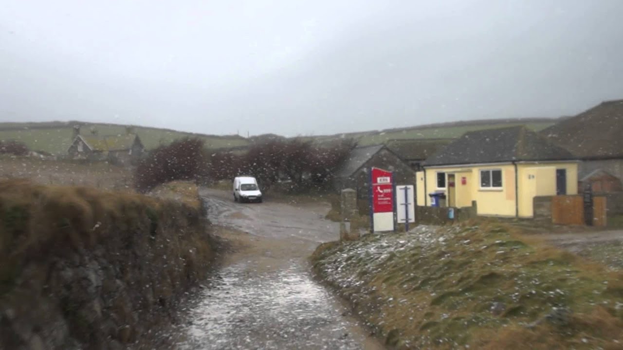 Church Cove on 8th February 2014 Storm