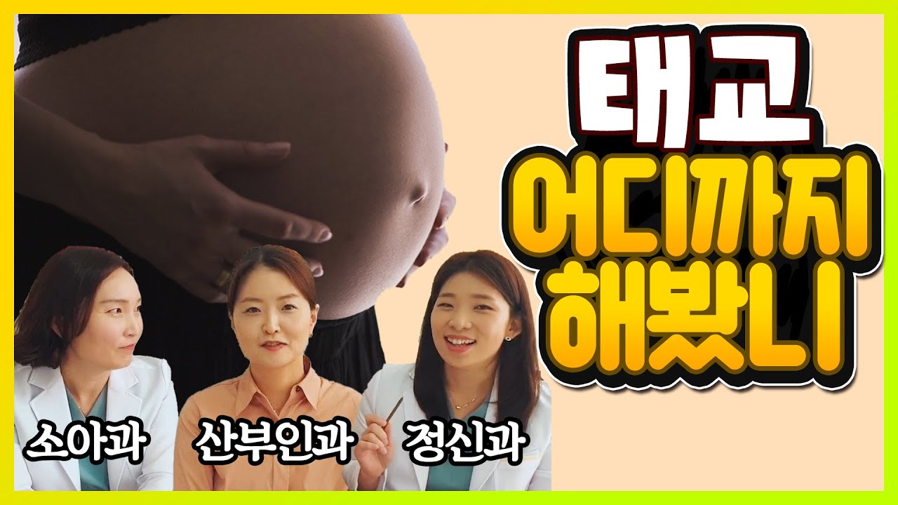 산부인과, 소아과, 정신과의사가 말하는 태교 잘 하는 법!!  (FLEX 하세요)