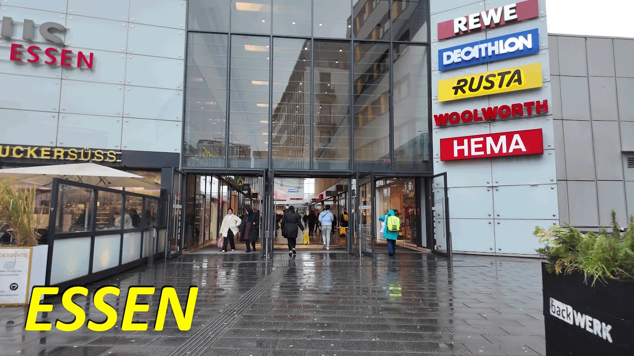 Stadt Essen walking 4K | Mission neues Panzerglas Herbst 2024