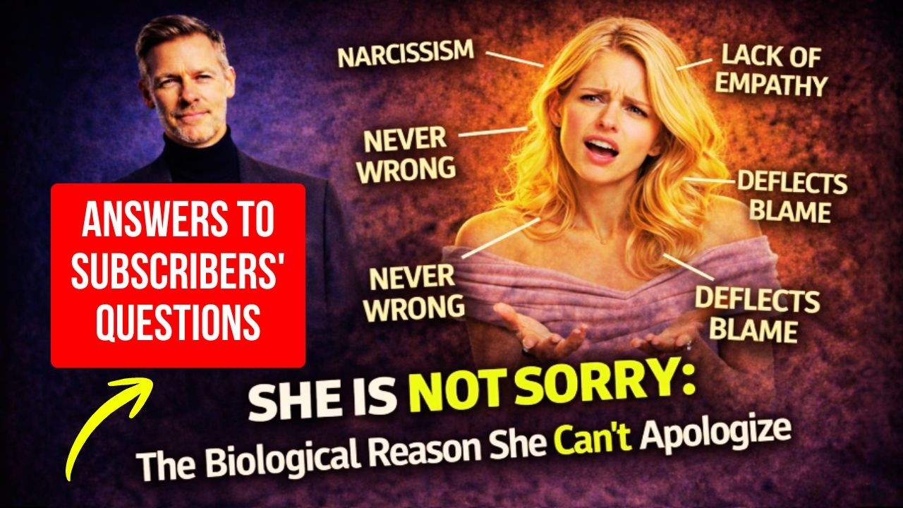 Она не сожалеет: биологическая причина, по которой она не может извиниться, и скрытая психология 🧠⚠️