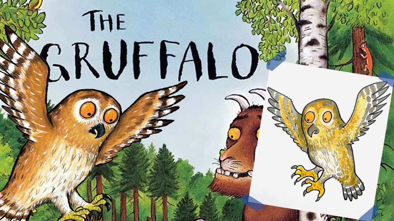 How To Draw The Owl From The Gruffalo