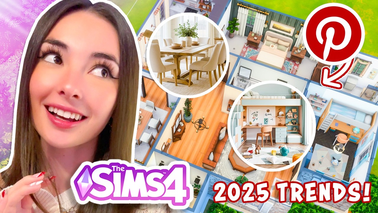 Every Room is a Different *2025* Pinterest TREND in The Sims 4!
