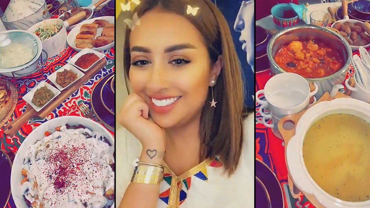فرح الهادي تطبخ لاول مره فطور رمضان عازمه امها واختها شوق😍