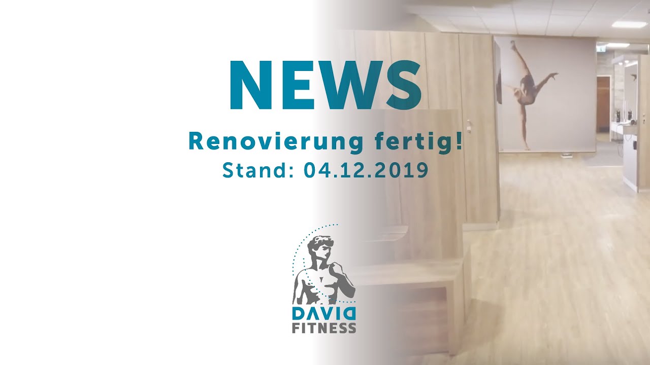 DAVID Fitness in Wiesbaden! Gro&szlig;es, sauberes und wundersch&ouml;nes Fitnessstudio in Wiesbaden