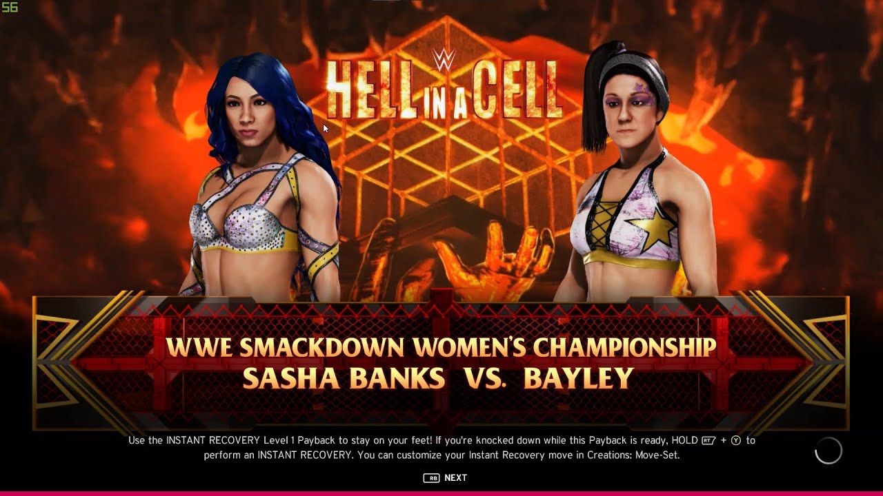 Bayley Vs Sasha Banks | Smackdown Women's Championship Table's Match | Hell in a Cell | #HIAC #WWE