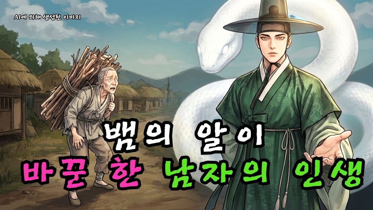 눈보라 속에서 뱀 알을 품어준 나무꾼, 10년 후 장성한 선비가 찾아와 양아들이 되기를 청하다 | 야담 | 민담 | 조선시대 | 야담 | 민담  |  조선시대