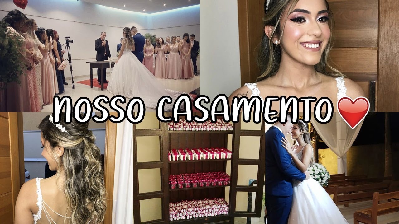 VLOG NOSSO CASAMENTO | O DIA MAIS INCRÍVEL DA NOSSA VIDA ♡♡