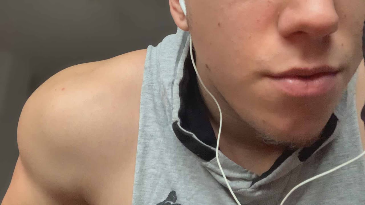 Muscle Guy Doing Close-Up Mouth Sounds // ASMR male