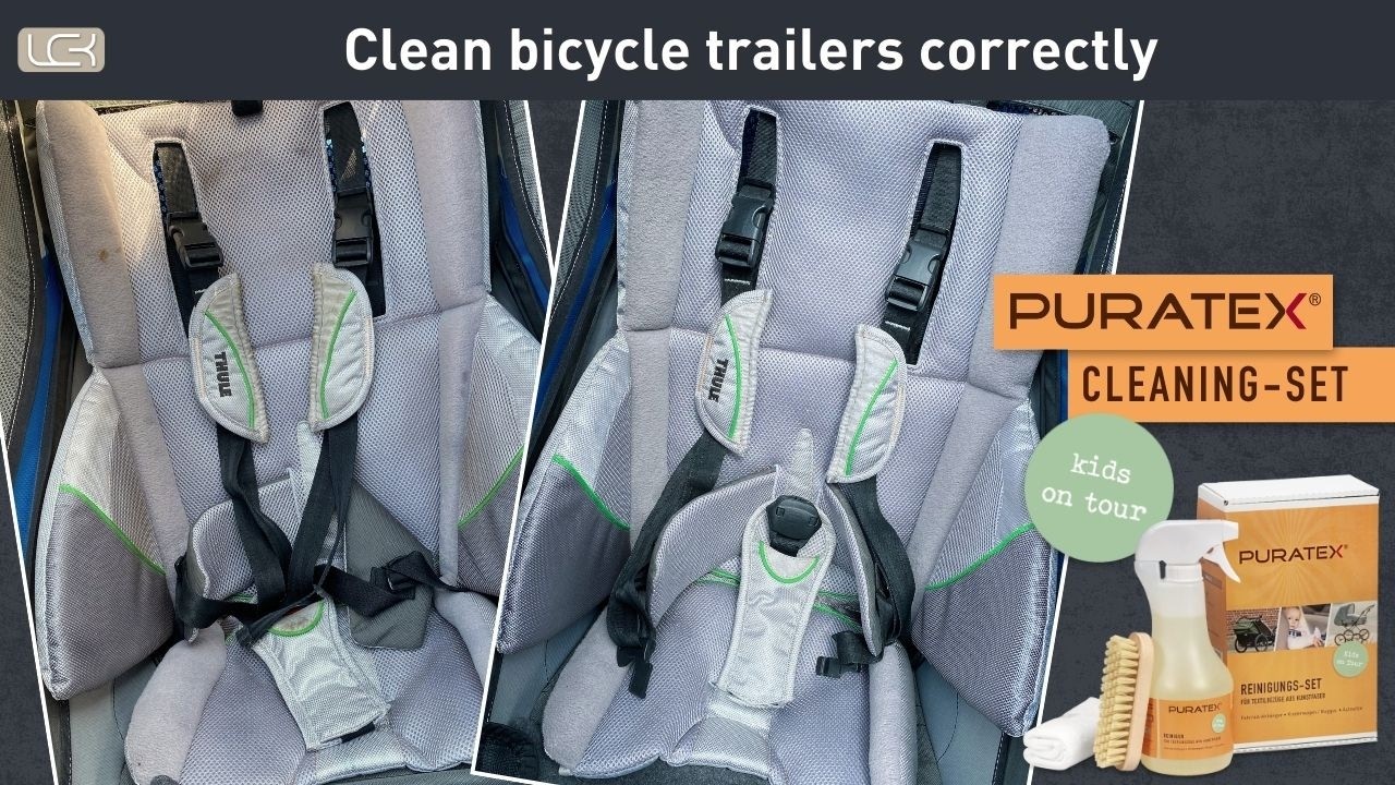 Clean bicycle trailers correctly