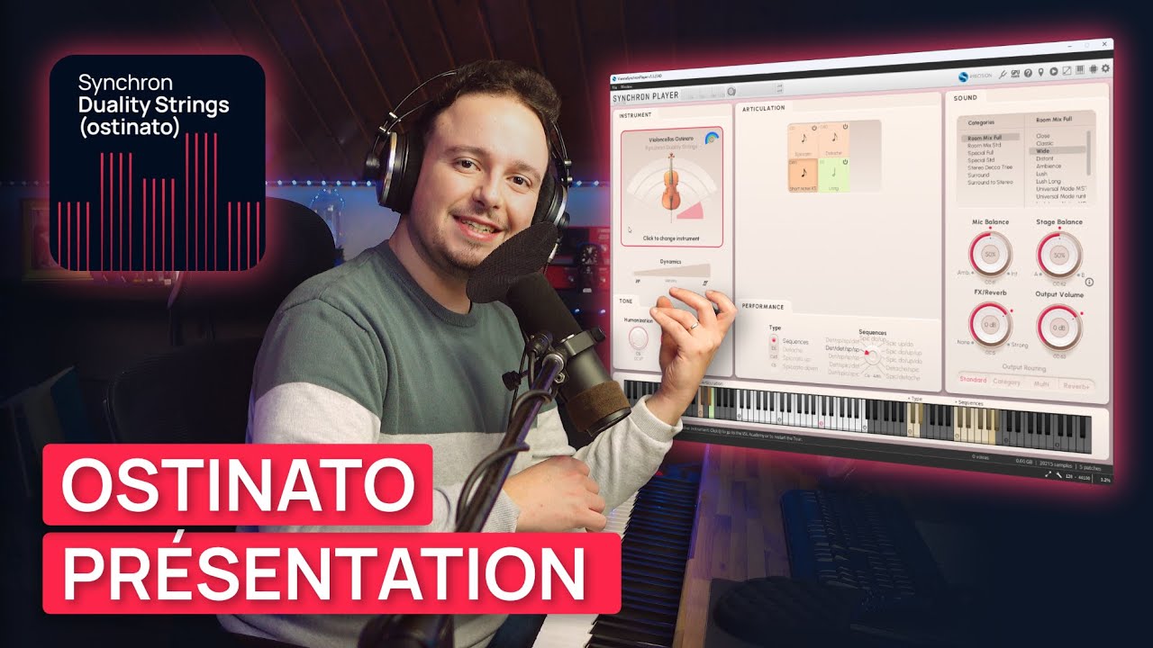 Synchron Duality Strings (ostinato) - Présentation avec Vincent Tohier