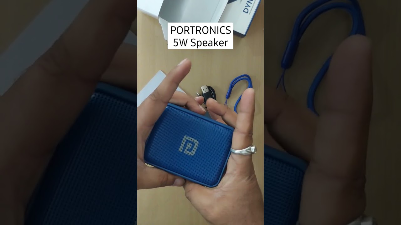 Portronics Dynamo 5W Portable Speaker Unboxing