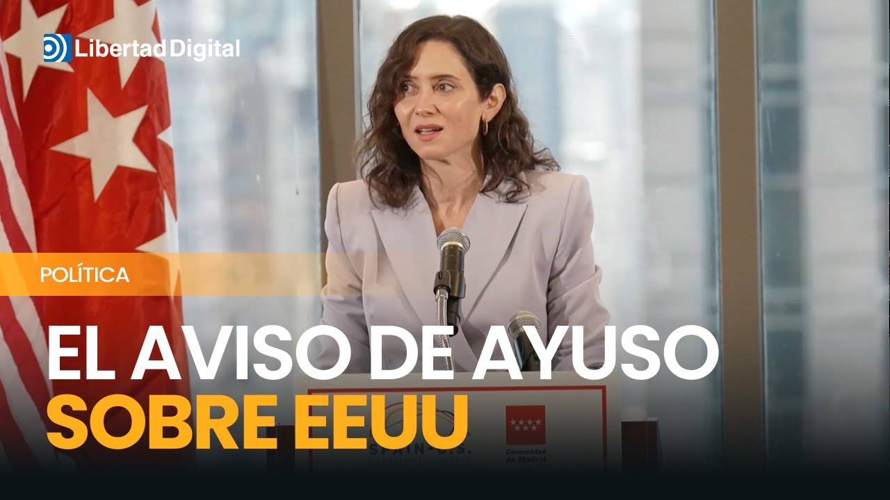 Ayuso advierte sobre la importancia de la alianza con EEUU