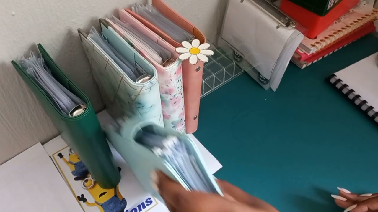 Binder setup / Cash envelope system/ South African cash stuffer.