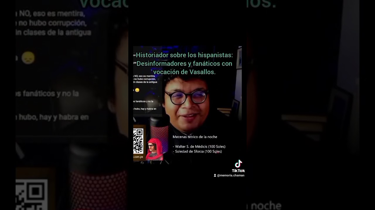 Historiador peruano llama desinformadores a @BrigadaAntifraude y Capit&aacute;n Per&uacute; #hispanismo