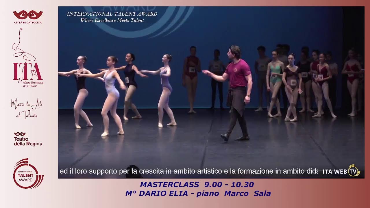 MASTERCLASS - M° DARIO ELIA - piano  Marco  Sala