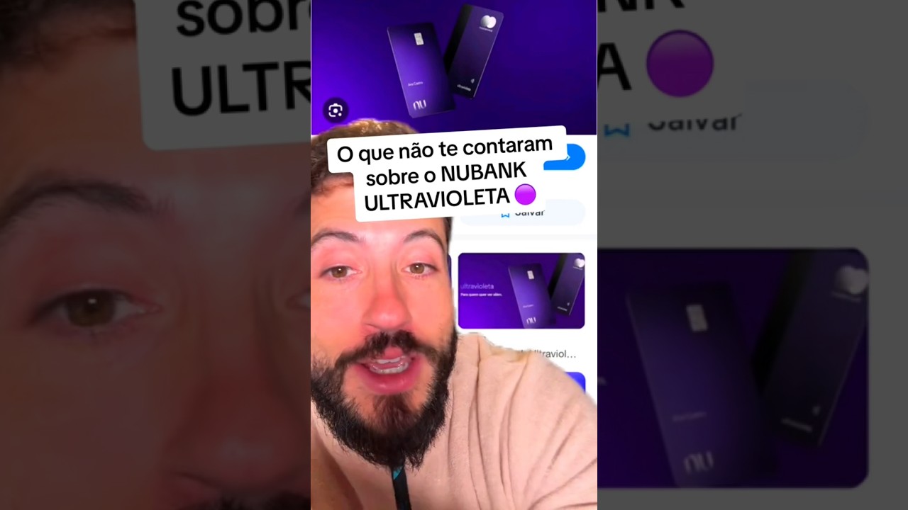 O que N&Atilde;O te contaram sobre o cashback do cart&atilde;o NUBANK ULTRAVIOLETA?🟣💳 #nubank