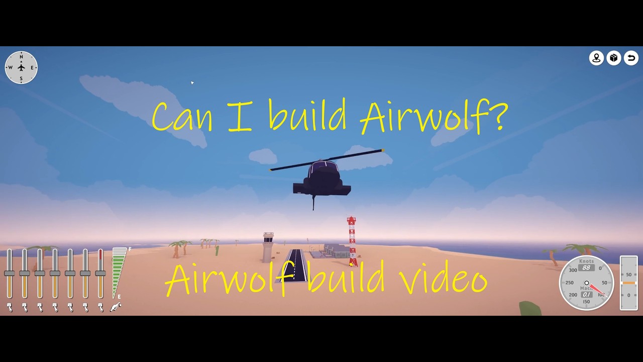 I build a classic 80's T.V. show helicopter in Aviassembly.