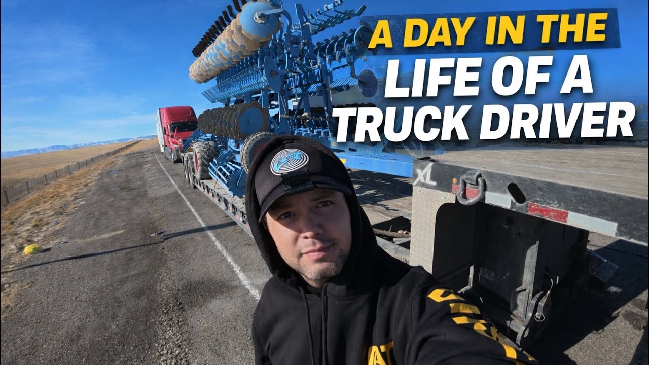My Day in the Life as an OTR Truck Driver ( Oversized Load ) 