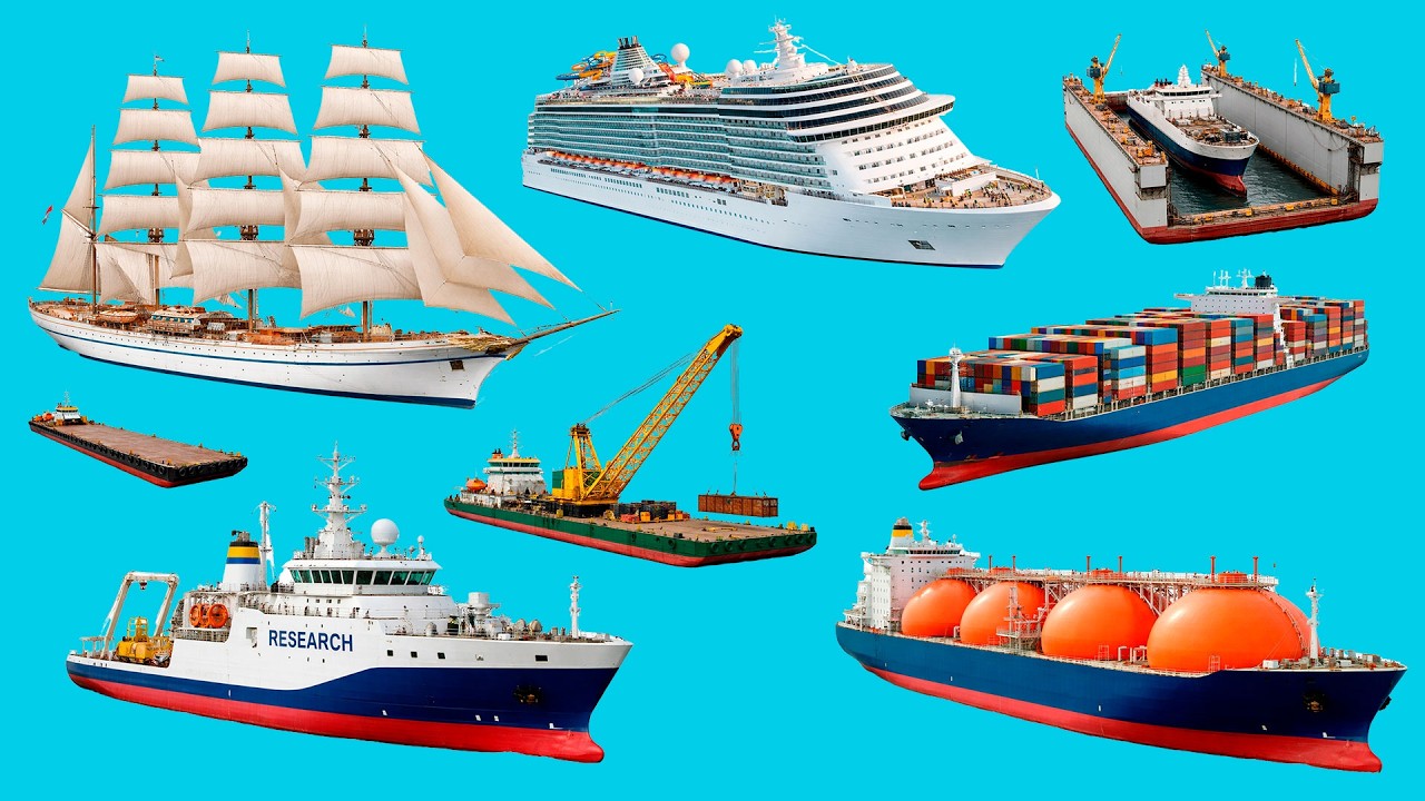 Cruise Ship to Tugboat 🚢 | Learn French Words for Ships
