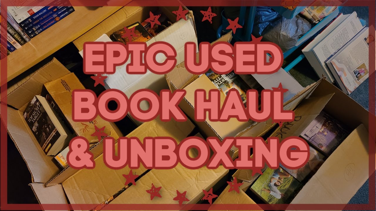 EPIC Used Book Haul || 200+ Books || Harlequin Books || Mystery Book Unboxing