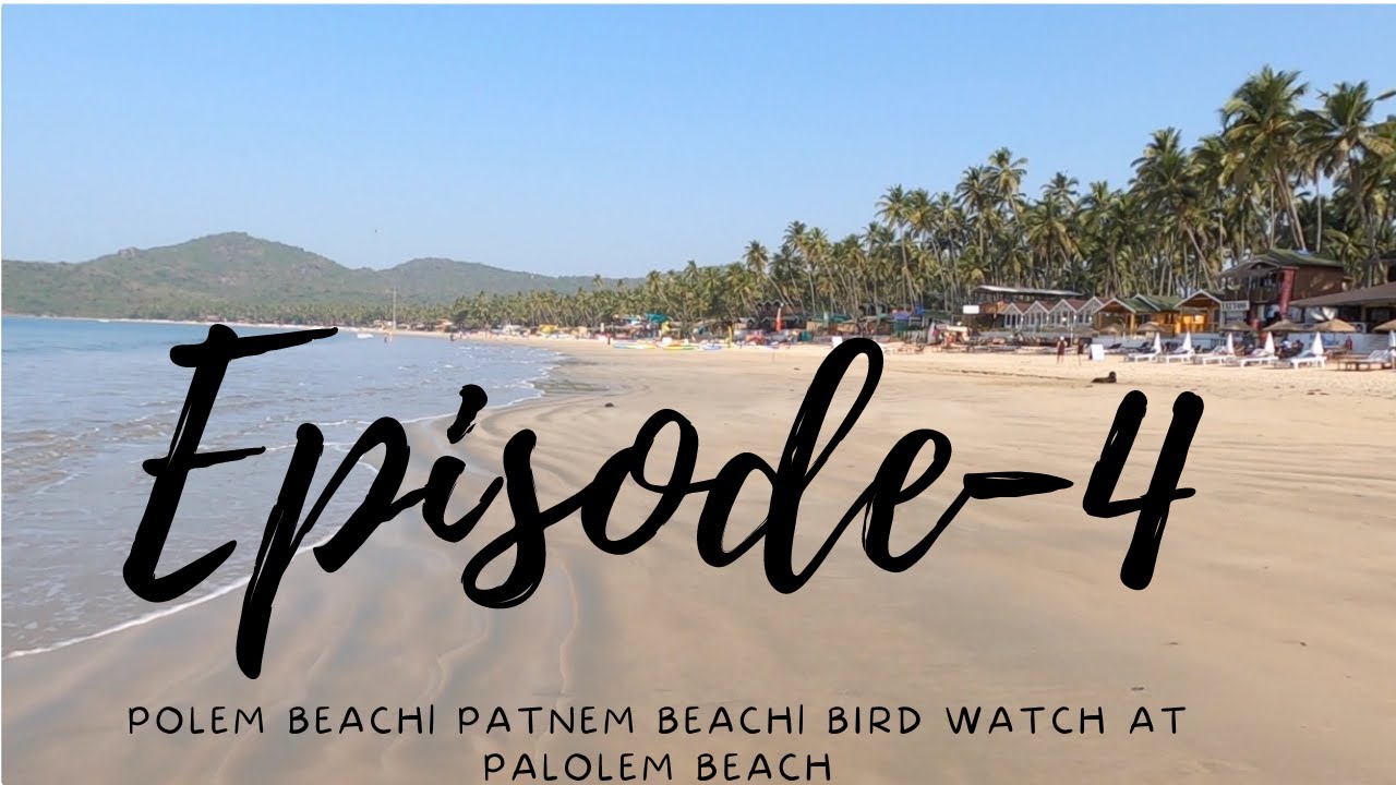 Episode 4 - South Goa 2022 | Polem Beach| Patnem Beach |Bird watching at Palolem backwaters