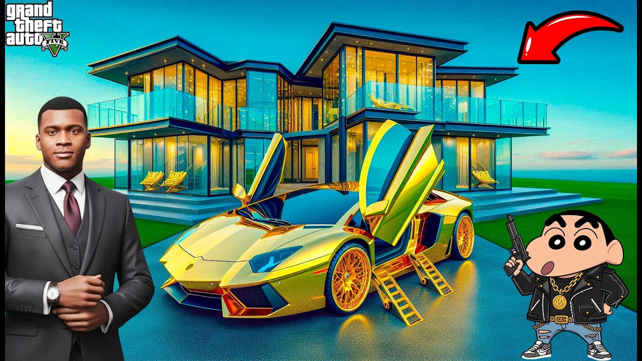 Franklin Gift $1 to $1,000,000 House To Chop In GTA 5 || SUMIT OP EXTRA