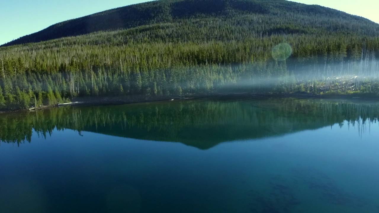 Drone Footage: Olallie Lake in Oregon