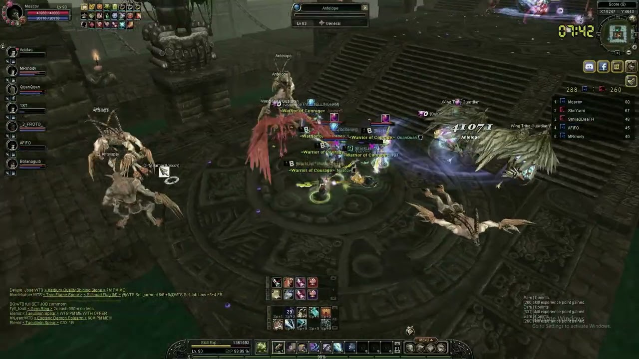BlackList Vs OutOfControL  Battle arena Party  Cyrus Online