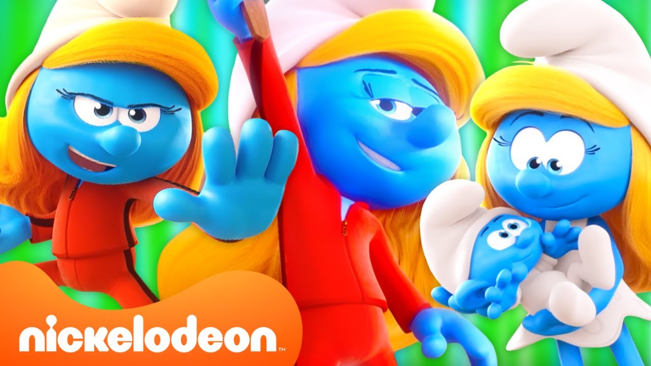 Every Smurfette Moment in The Smurfs! 🔵 | 37 Minute Compilation | @Nicktoons