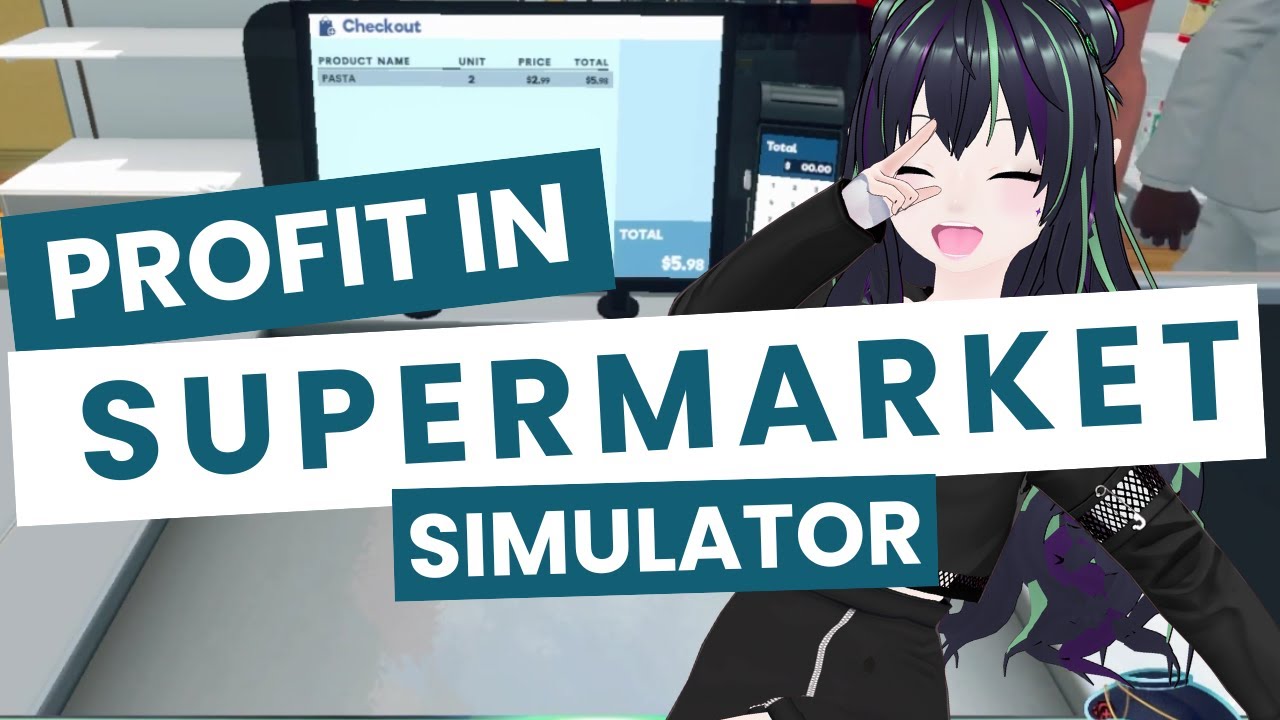 Making Bread in Supermarket Simulator | Cozy Chaotic Vtuber