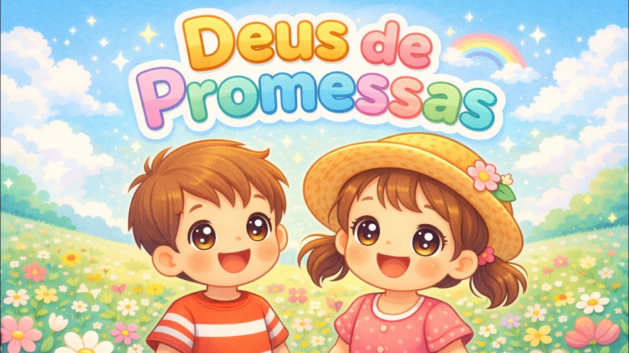 Deus de Promessas 🧒🎶 | Louvor Infantil com Pequenos Adoradores (Davi Sacer / Simone)