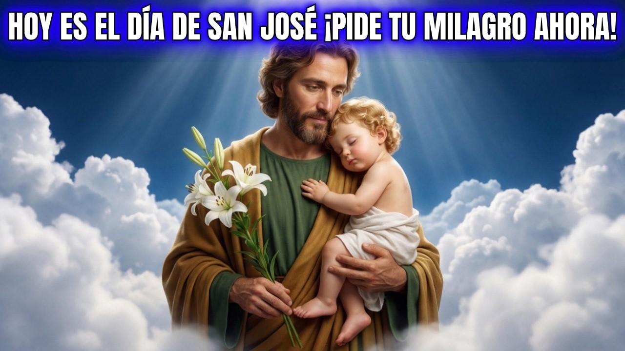 ORACIÓN A SAN JOSÉ | CONSAGRA TU FAMILIA, TU TRABAJO Y TU VIDA A SAN JOSÉ